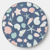 seashells pattern wireless charger (Front)