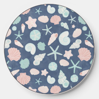 seashells pattern wireless charger 