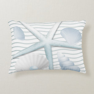 Seashells & Pearls Accent Pillow