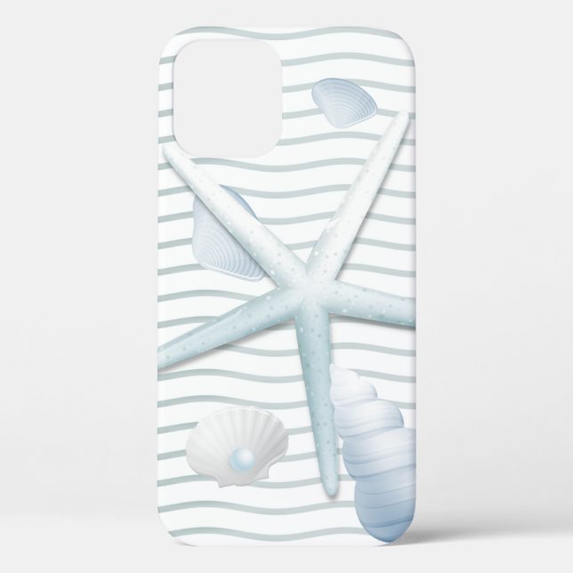 Seashells & Pearls Case-Mate iPhone Case (Back)