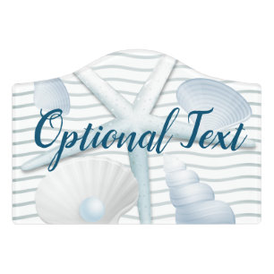 Seashells & Pearls Door Sign