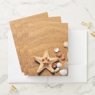 Seashells Pocket Folder
