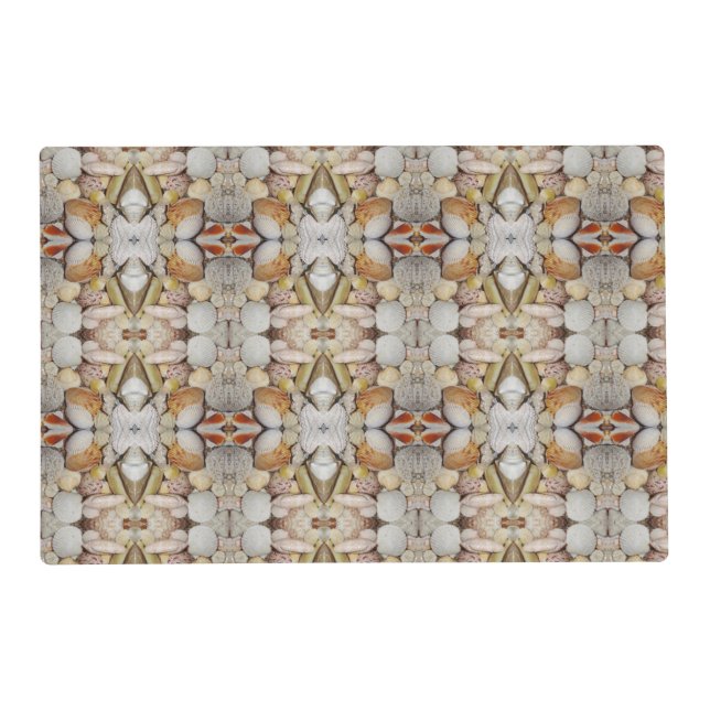 Seashells Reversible Laminated Placemat (Back)