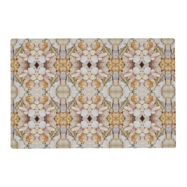 Seashells Reversible Laminated Placemat (Front)