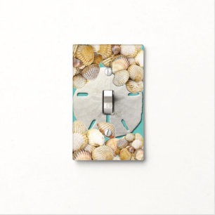 Seashells, Sand dollar, Nautical Light Switch Cover
