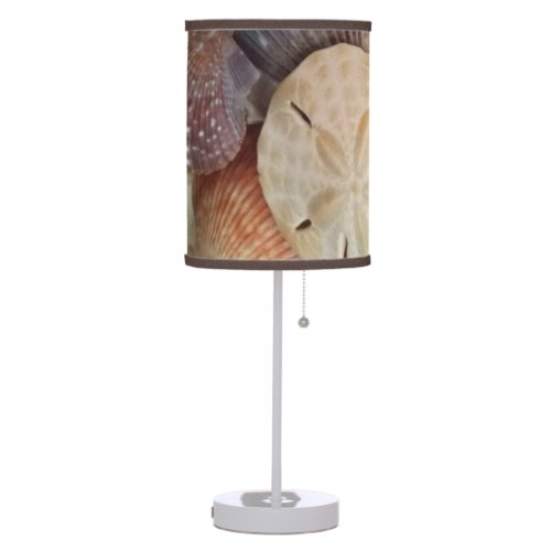 Seashells  Sand Dollars Table Lamp