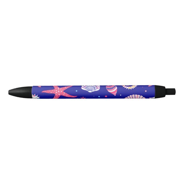 Seashells Seahorses and Seastars Pen (Front)