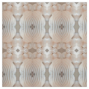 Seashells Summer Wedding Pattern, Fabric