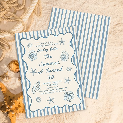 Seashells The Summer I Turned Twenty Birthday