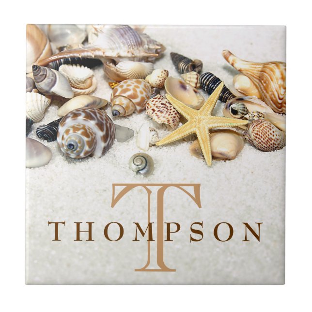 Seashells Tile Personalized (Front)