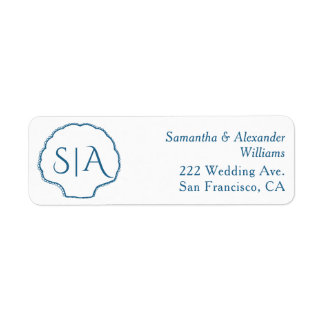 Seashells & Wedding Bells Bachelorette Party Label