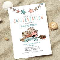 Seashells with Photo Going Away Grad Party 