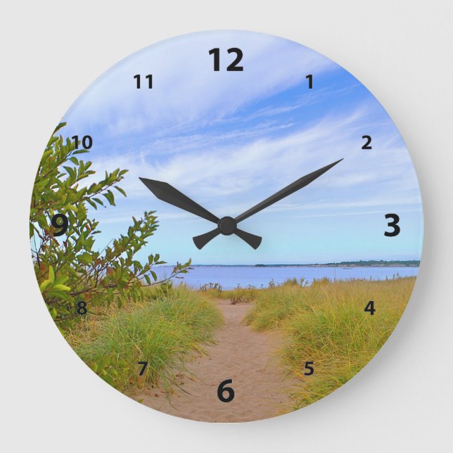 Seashore Beach Wall Clock (Front)