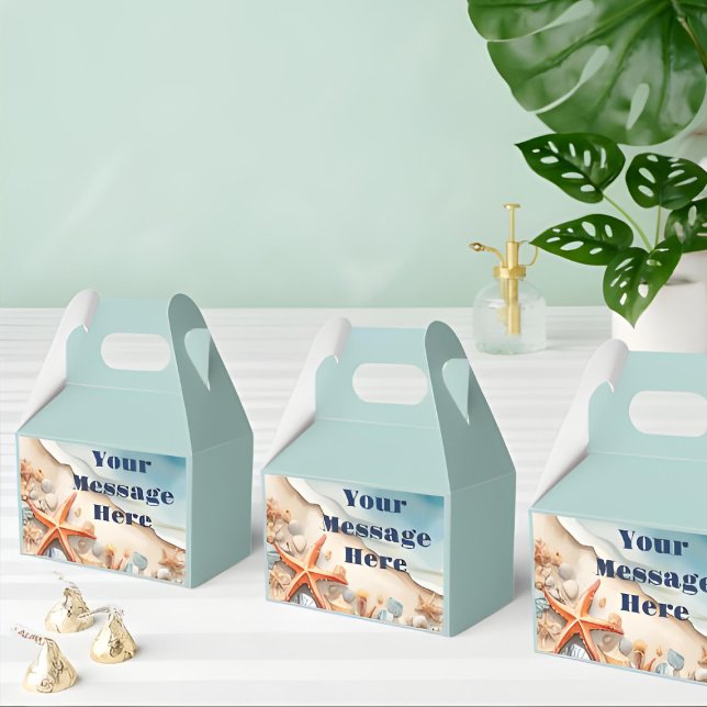 Seashore Bliss Beach Party Favor Boxes (Creator Uploaded)