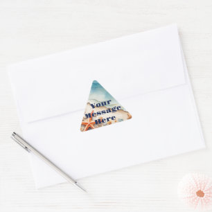 Seashore Bliss Beach Party Triangle Sticker