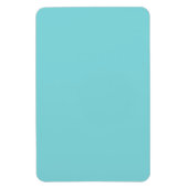 Seashore Blue Personalized Aqua Teal Background Magnet (Vertical)