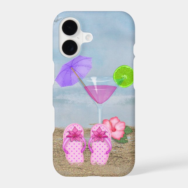 Seashore Cocktail Case-Mate iPhone Case (Back)