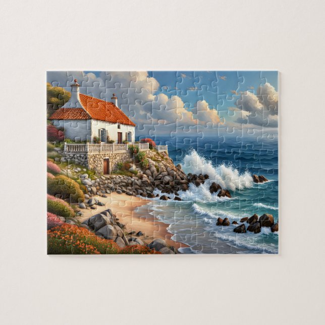 Seashore Cottage Puzzle (Horizontal)