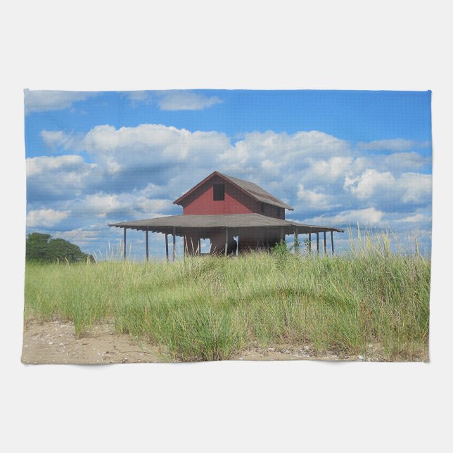Seashore Dish Towel (Horizontal)