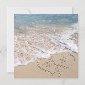 Seashore Hearts With Names On Beach by dryfhout at Zazzle