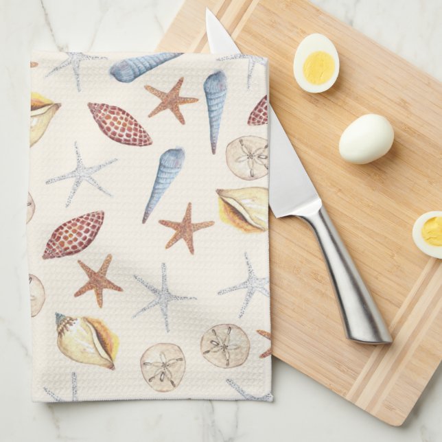 Seashore Kitchen Towel (Quarter Fold)