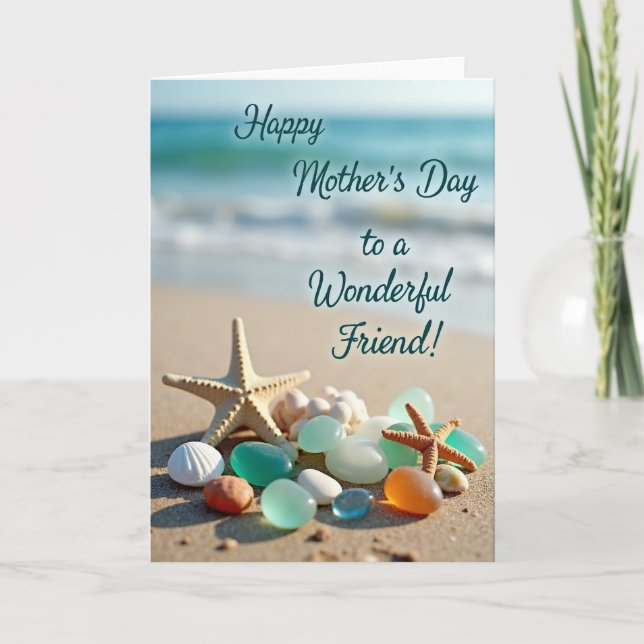 Seashore Mothers Day Card (Front)