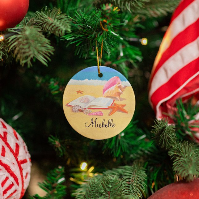 Seashore Personalized Ornament (Creator Uploaded)