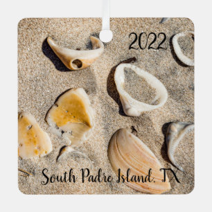 Seashore Sea shells Metal Ornament