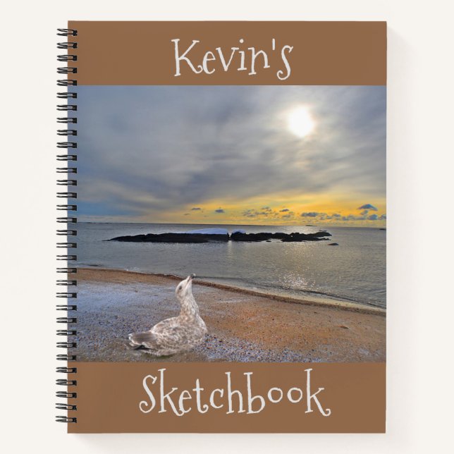 Seashore Sketchbook Notebook (Front)