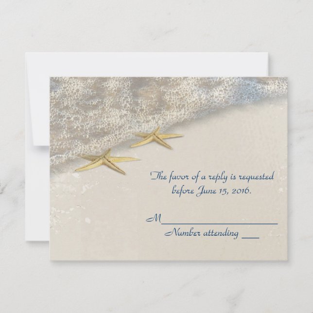 Seashore Starfish RSVP (Front)