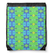Seashore Summer Drawstring Bag