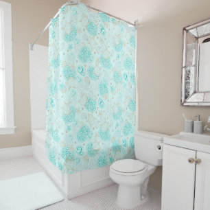 Seashore Theme Shower Curtain
