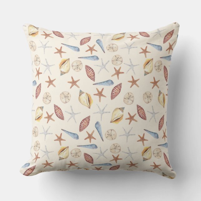 Seashore Throw Pillow (Front)