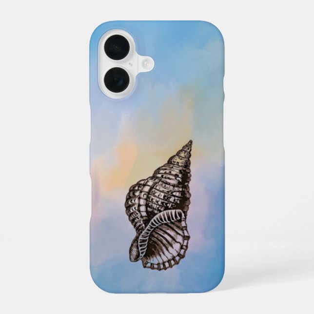 Seashore Vibes with Seashell  Iphone Case (Back)