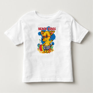 Seaside Adventures: Kids' Summer Beach Toddler T-shirt