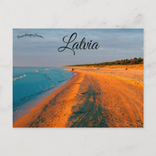 Seaside at Kosrags Latvia Postcard