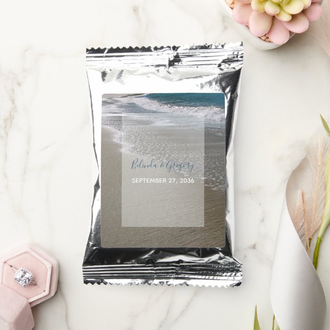 Seaside Beach & Sand Wedding  Coffee Drink Mix (Wedding)