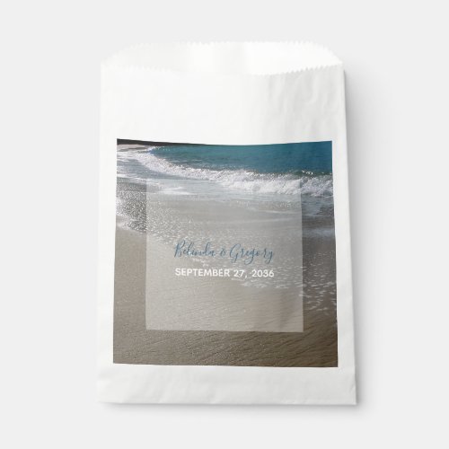 Seaside Beach  Sand Wedding  Favor Bag