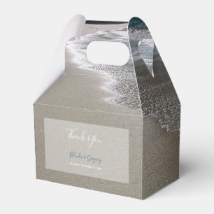 Seaside Beach & Sand Wedding Favor Boxes