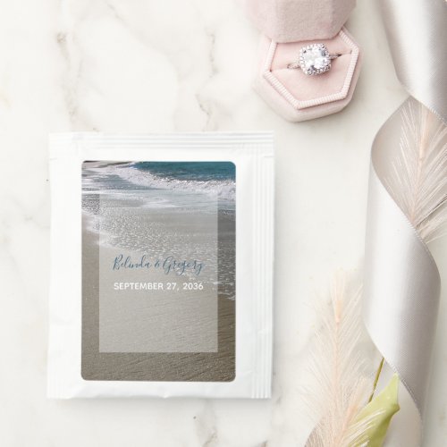 Seaside Beach  Sand Wedding  Tea Bag Drink Mix