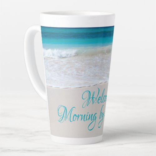 Seaside Beach Saying Tall Latte Mug