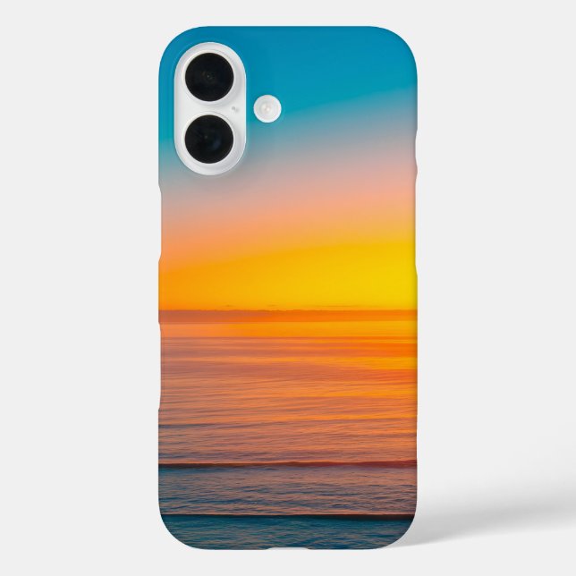 Seaside beach sunrise Beach Towel Case-Mate iPhone Case (Back)
