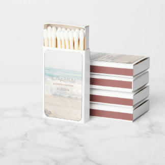 Seaside Beach Wedding Matchbox Matchboxes
