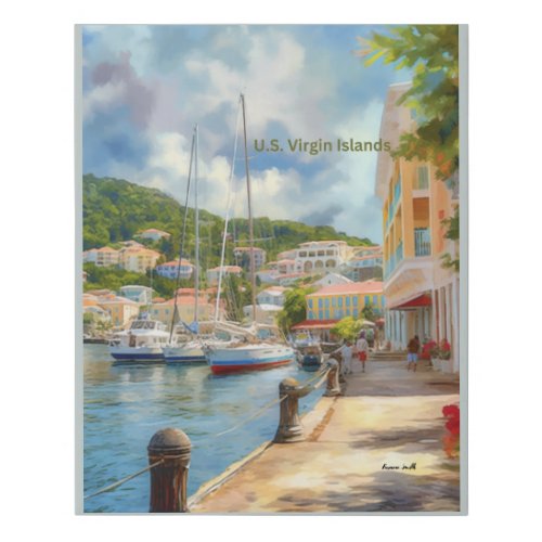 Seaside Beauty Faux_Wrapped Canvas Art