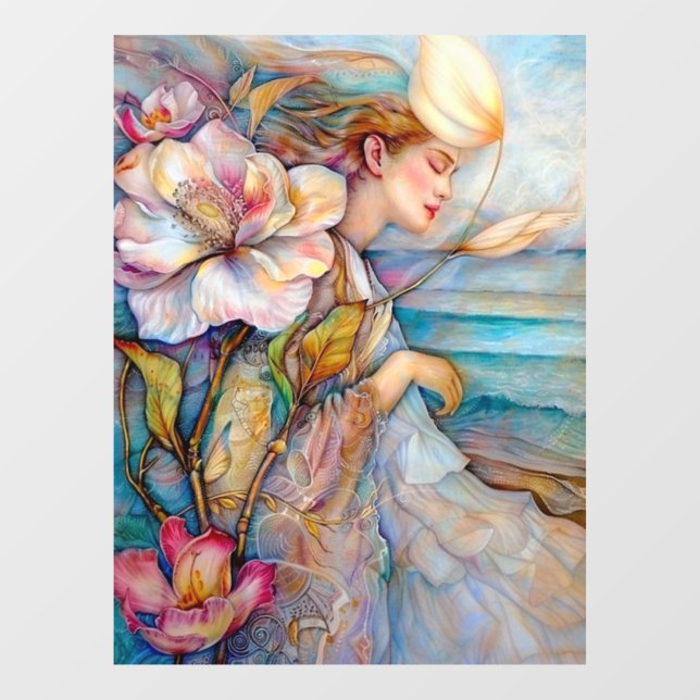 Seaside Beauty Window Cling (Sheet)
