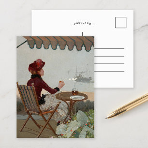 Seaside Café Jean Béraud Postcard