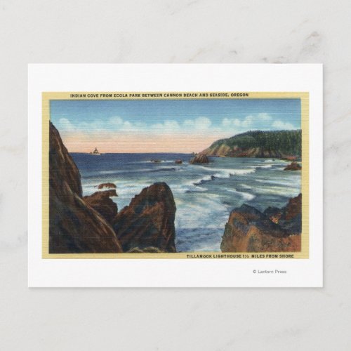 Seaside  Cannon Beach Oregon Postcard