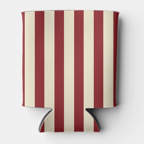 Seaside Clean Deep Cranberry Striping Can Cooler