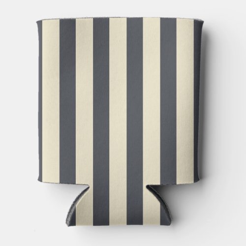 Seaside Clean Mediterranean Gray Striping Can Cooler