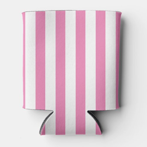 Seaside Clean Pink Striping Can Cooler